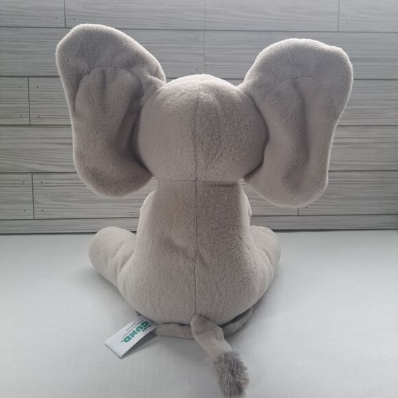 GUND Baby Animated Flappy The Elephant Plush Stuffed Toy Sings Plays Peek A Boo! - Picture 8 of 16